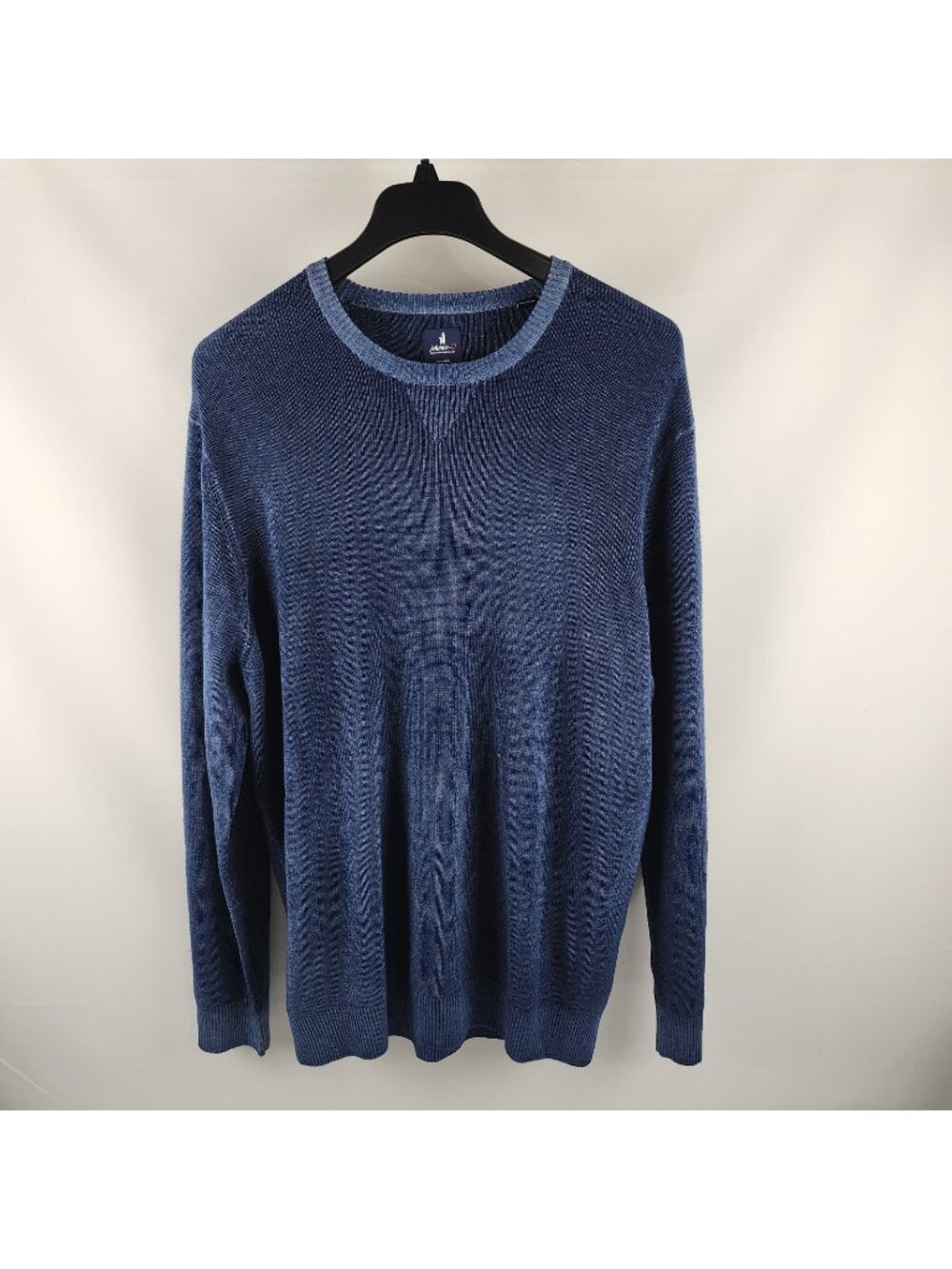 Johnnie O Shirt Mens XXL Blue 100% Merino Wool Knit Sweater MSW10002